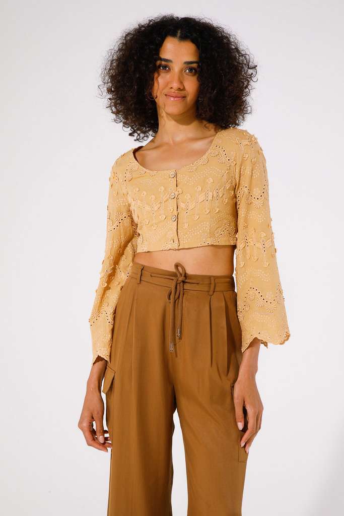 CROP TOP IN SANGALLO