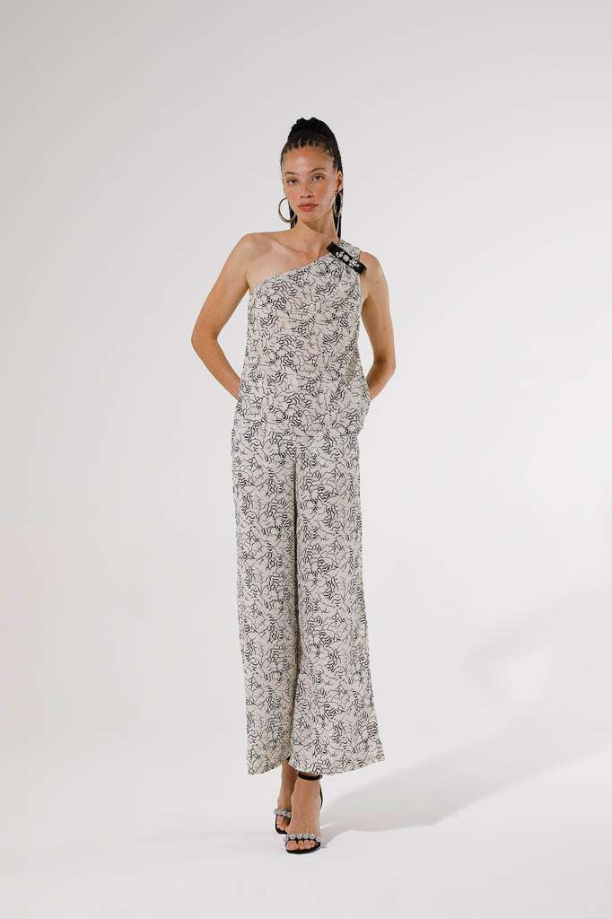 PANTALÓN ELEGANTE ESTAMPADO<br>