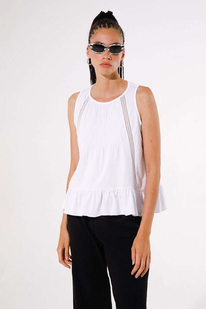 FLARED COTTON TOP