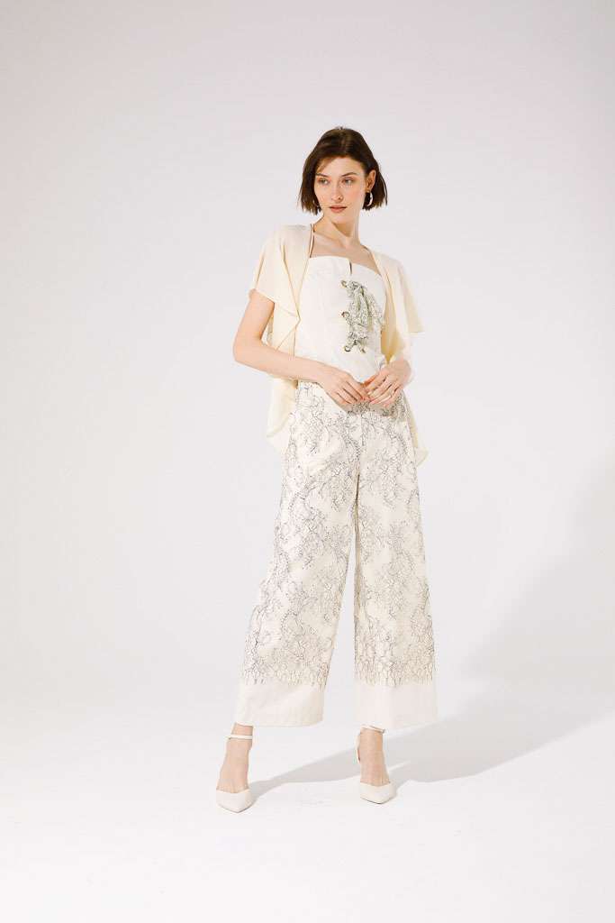 PANTALONE ELEGANTE IN PIZZO<br>