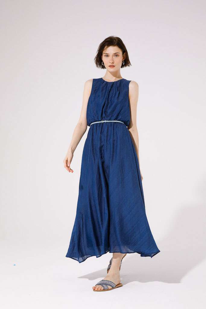 VESTITO FLUIDO CON CINTURA