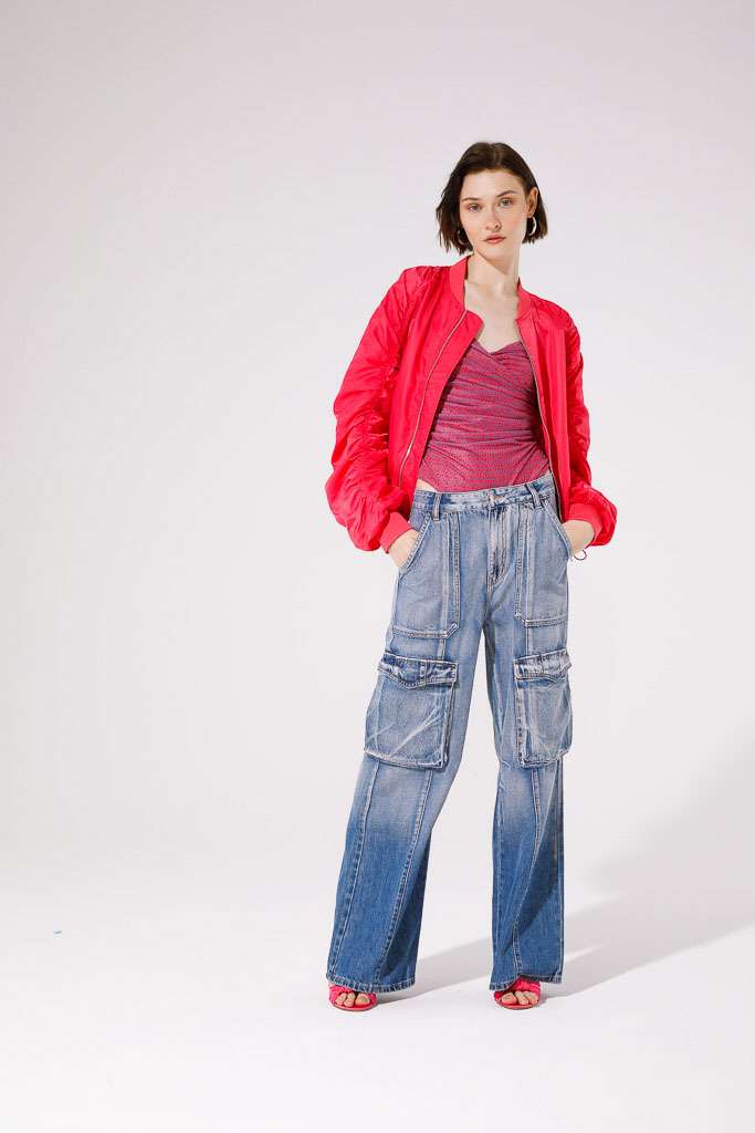 CARGO JEANS STONE WASHED