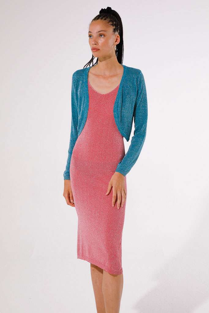 LUREX KNIT CARDIGAN