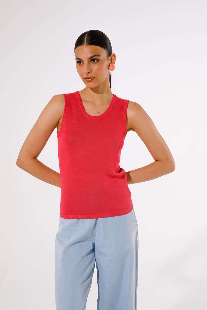 TOP BASICO IN MAGLIA