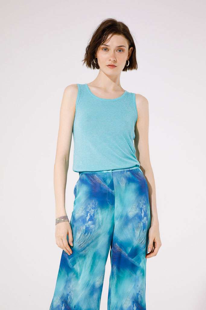 TOP IN MAGLIA CON LUREX