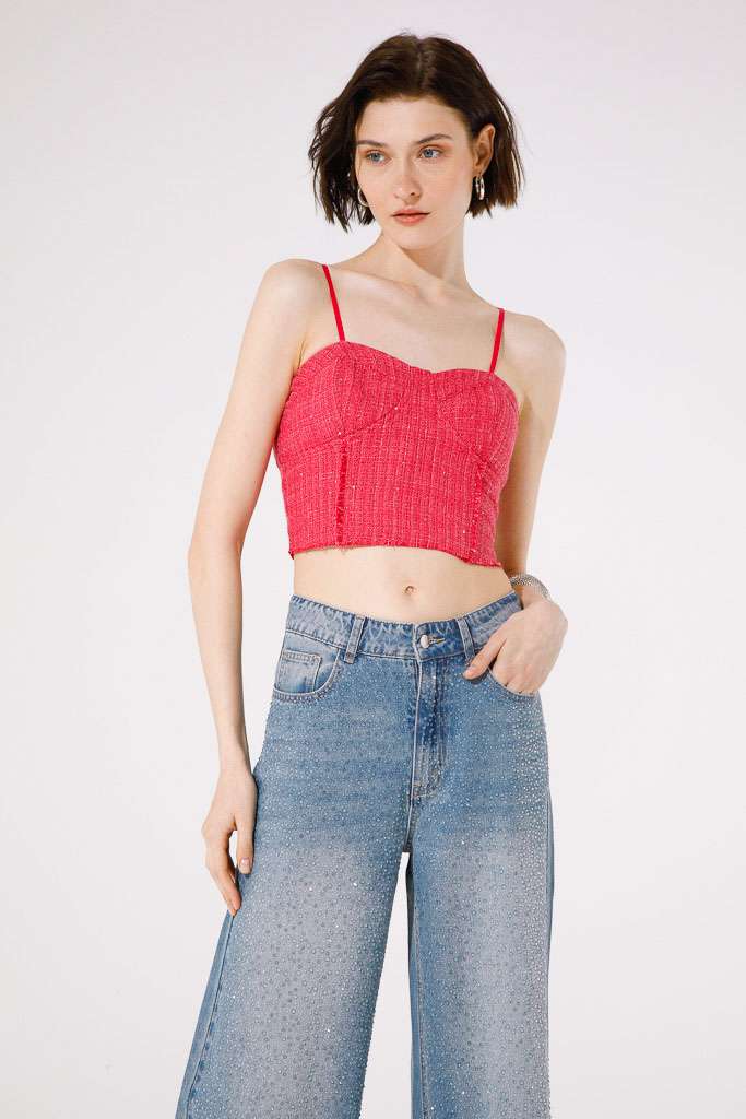 BRALETTE TOP TESSUTO CHANEL
