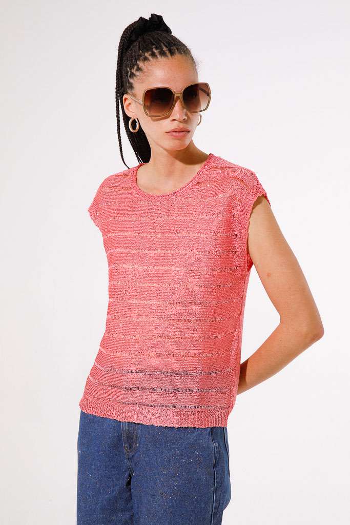 TOP IN MAGLIA LUREX