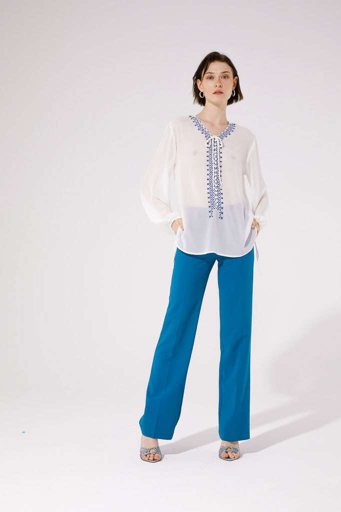 CAMICIA IN VISCOS MANICHE LUNGHE
