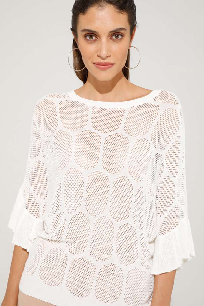 MAGLIA MANICHE CORTE TRAFORATA - REF: TARGET