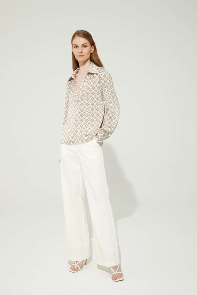 CAMICIA POLO IN RASO - REF: GRAVINA