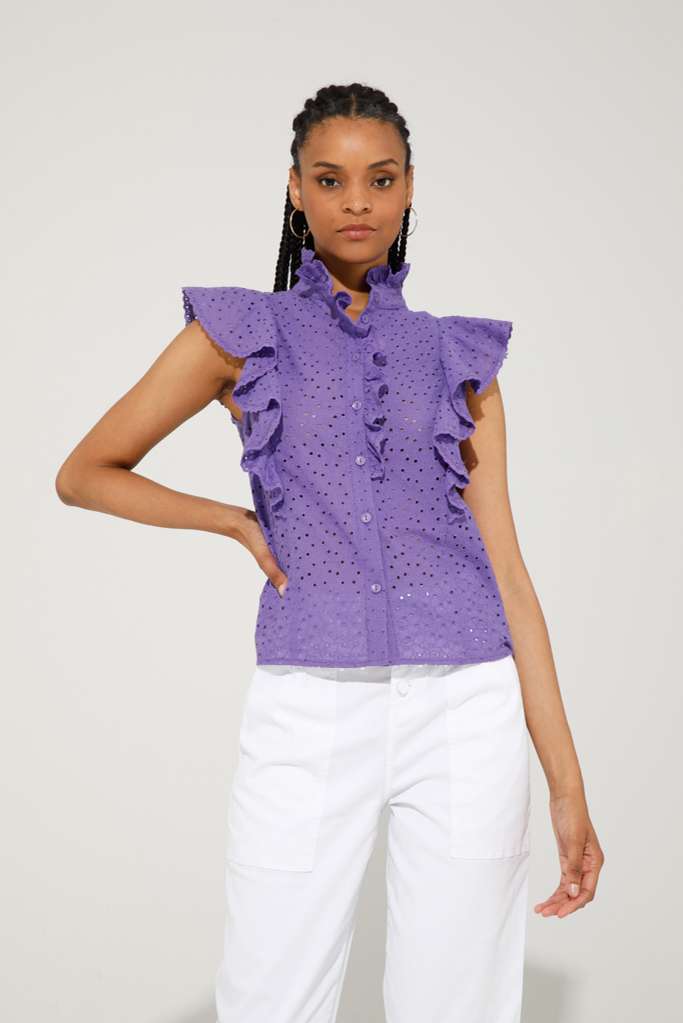 CAMICIA CON ROUGE TIN SANGALLO - REF: FRILLA