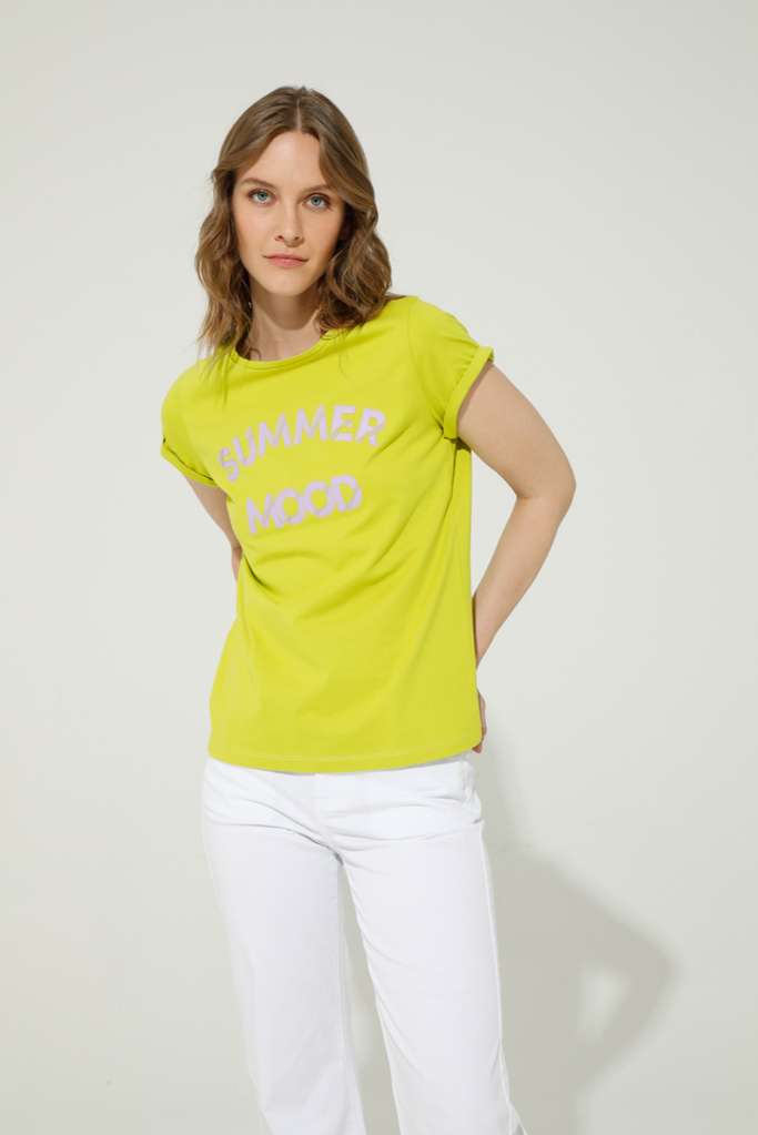 T-SHIRT CON STAMPA - REF: ASHA