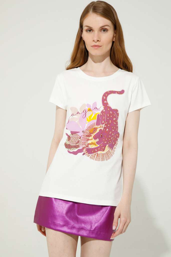 TSHIRT CON STAMPA JUNGLE - REF: SUNDAY