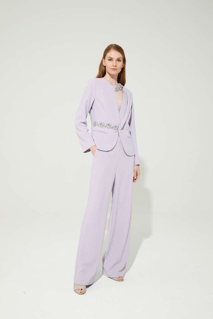 PANTALONE PALAZZO IN CADI' - REF: ROMANCE