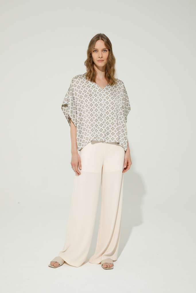 PANTALONE PALAZZO IN TENCEL - REF: REMY
